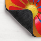 Farbenfrohe Sonnenblumendekoration Mousepad (Ecke)