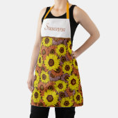 Farbenfrohe Sonnenblumenmuster Schürze (InSitu)