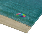 Farbenfrohe Sonnenschirme Schneidebrett (Ecke)