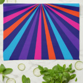 Farbenfrohe Sonnenschutzgitterkonstruktion Geschirrtuch (Gefaltet)