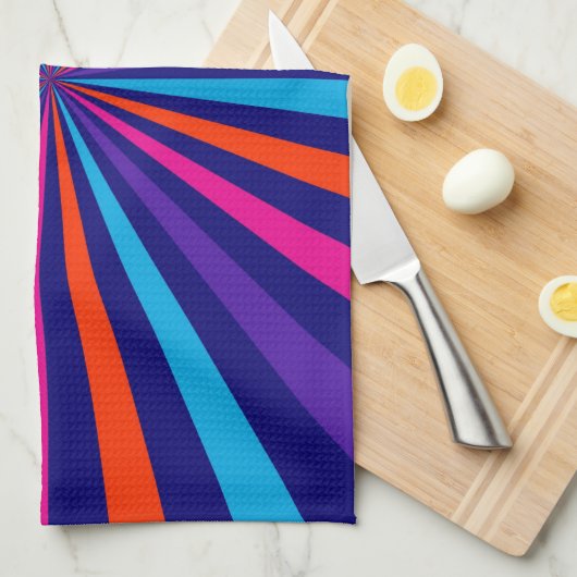 Farbenfrohe Sonnenschutzgitterkonstruktion Geschirrtuch (Viertel Falte)