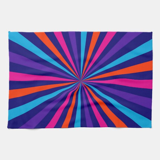 Farbenfrohe Sonnenschutzgitterkonstruktion Geschirrtuch (Horizontal)