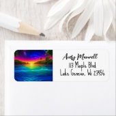 Farbenfrohe Sonnenuntergänge im tropischen Meer mi (Insitu)