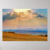 Farbenfrohe Sonnenuntergänge über den zentralen Bo Poster (Vorne)