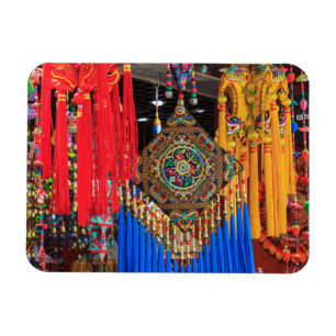 Farbenfrohe Souvenirs in einem Geschäft, China Magnet