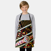 Farbenfrohe Spanisch Abstrakte Deckenhöhe Schürze (Getragen)