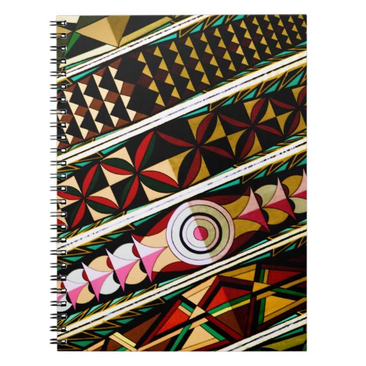 Farbenfrohe spanische Architektur Notizblock (Vorderseite)