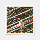 Farbenfrohe spanische Architektur Serviette (Vorderseite)