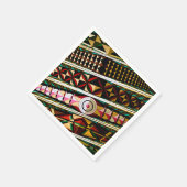 Farbenfrohe spanische Architektur Serviette (Ecke)