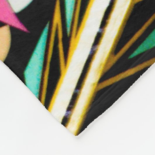 Farbenfrohe spanische Decke (Ecke)