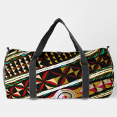 Farbenfrohe spanische Decke Duffle Bag (Rückseite)