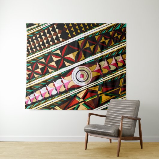 Farbenfrohe spanische Decke Wandteppich (Beispiel (Horizontal))