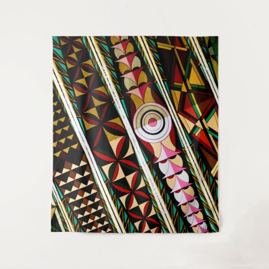 Farbenfrohe spanische Decke Wandteppich (Vorderseite)