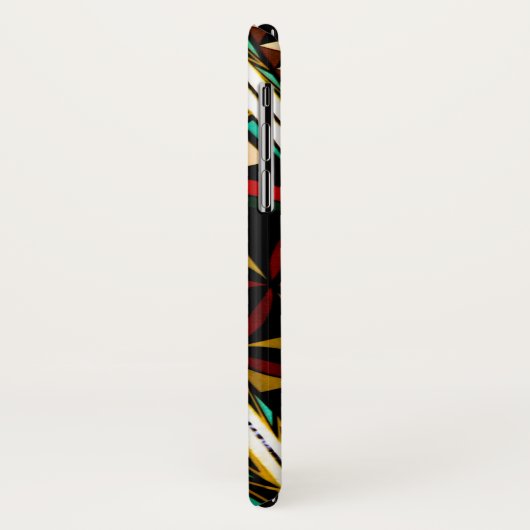 Farbenfrohe spanische Deckenarchitektur Case-Mate iPhone Hülle (Hinten/Links)