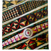 Farbenfrohe spanische Deckenarchitektur Duschvorhang (Vorderseite)