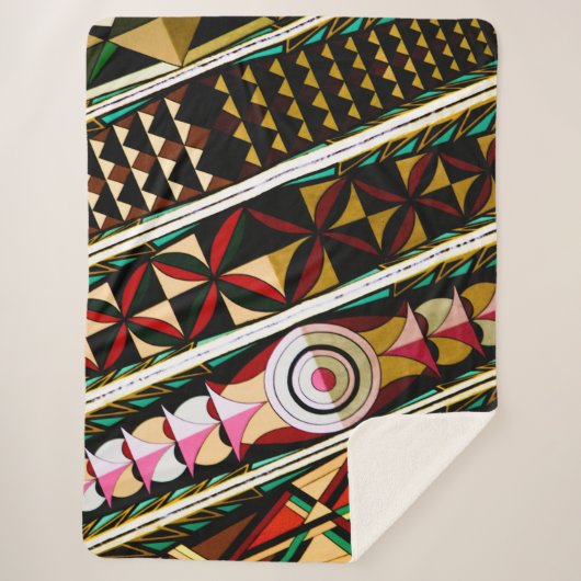 Farbenfrohe spanische Deckenarchitektur Sherpadecke (Vorderseite)