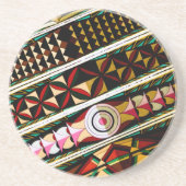 Farbenfrohe Spanische Kirchendecke Getränkeuntersetzer (Vorne)