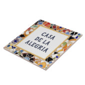 Farbenfrohe Spanische Mosaikstuben Fliese (Seite)