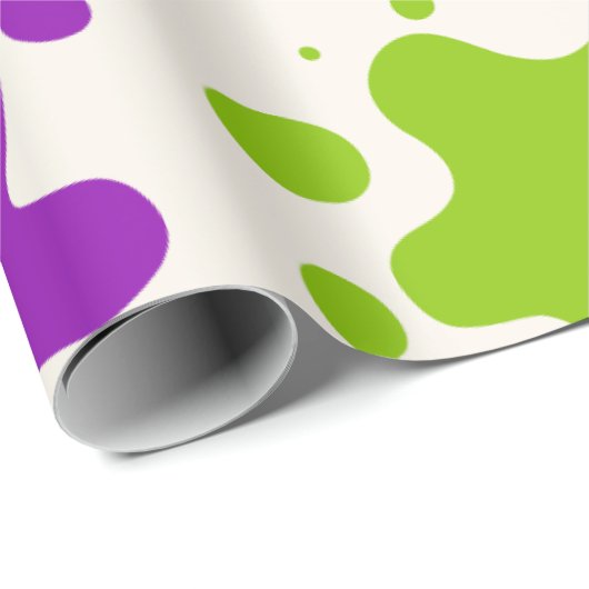 Farbenfrohe Spat Geschenkpapier (Rolleneckpunkt)