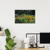 Farbenfrohe Spätsommer Tal Wilde Mullein Poster (Heimbüro)