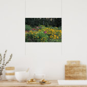 Farbenfrohe Spätsommer Tal Wilde Mullein Poster (Küche)