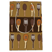 Farbenfrohe Spatula Küche Kochen Mittlere Geschenktüte (Vorderseite)