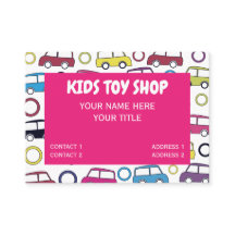 Farbenfrohe Spielzeugautos Kinderspielzeug-Shop