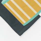 Farbenfrohe Spielzeugtrommeln Nahtloses Muster Fleecedecke (Ecke)