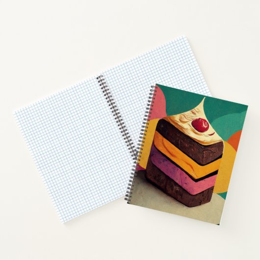 Farbenfrohe Spirale Notizblock (Innenseite)