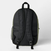 Farbenfrohe Spiralen  Bedruckter Rucksack (Rückseite)