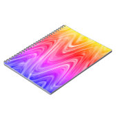 Farbenfrohe Spiralfolie/Zeitschrift Notizblock (Linke Seite)