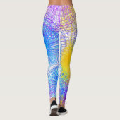 Farbenfrohe SpiralLeggings Leggings (Rückseite)