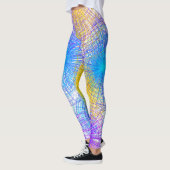 Farbenfrohe SpiralLeggings Leggings (Links)