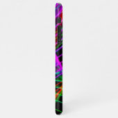 Farbenfrohe Spiralleuchte, DIY-Name weiß, Ihr Logo iPhone Hülle (Linke Seite)