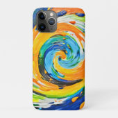 Farbenfrohe Spiralvortex-Design Case-Mate iPhone Hülle (Rückseite)