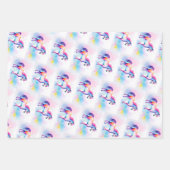 Farbenfrohe Spirit Pony 2 Wrapping Paper Sheets Geschenkpapier Set (Vorderseite 2)
