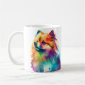 Farbenfrohe Spitz Dose Kaffee Tasse, Cup Kaffeetasse (Links)