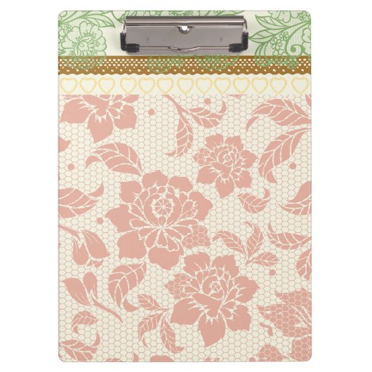 Farbenfrohe Spitzentechnologie für Designer-Projek Klemmbrett (Vorderseite)