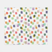 Farbenfrohe Splash: Abstrakter nahtloser Hintergru Fleecedecke (Vorderseite (Horizontal))