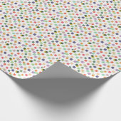 Farbenfrohe Splash: Abstrakter nahtloser Hintergru Geschenkpapier (Ecke)