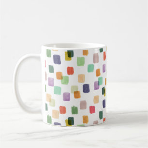 Farbenfrohe Splash: Abstrakter nahtloser Hintergru Kaffeetasse