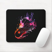 Farbenfrohe Splash Badminton Shuttle Mousepad (Mit Mouse)