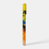Farbenfrohe Splashes Abstrakte Kunst iPhone 15 Hülle (Rechte Seite)