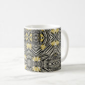 Farbenfrohe Splashes und dynamische Linien Kaffeetasse (VorderseiteRechts)