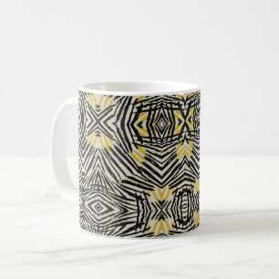 Farbenfrohe Splashes und dynamische Linien Kaffeetasse