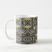 Farbenfrohe Splashes und dynamische Linien Kaffeetasse (Links)