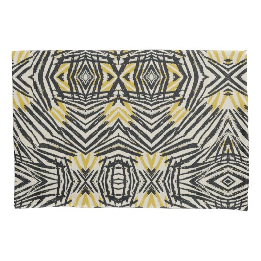 Farbenfrohe Splashes und dynamische Linien Kissenbezug (Vorderseite)