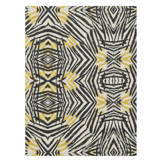 Farbenfrohe Splashes und dynamische Linien Tischdecke (Vorderseite)