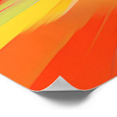 Farbenfrohe Sportskizzen Poster (Ecke)