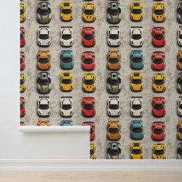 Farbenfrohe Sportwagen-Tapete für Automobil-Fans Tapete